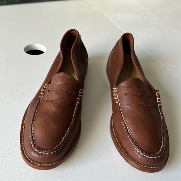 🇺🇸Weekjuns G.H. Bass & co handcrafted size 9.5M brown leather classic moccasins - Picture 14 of 16